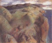 Edgar Degas Landscape oil on canvas